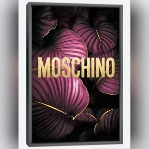 Moschino 8 1/2"x11" Framed Wall Art